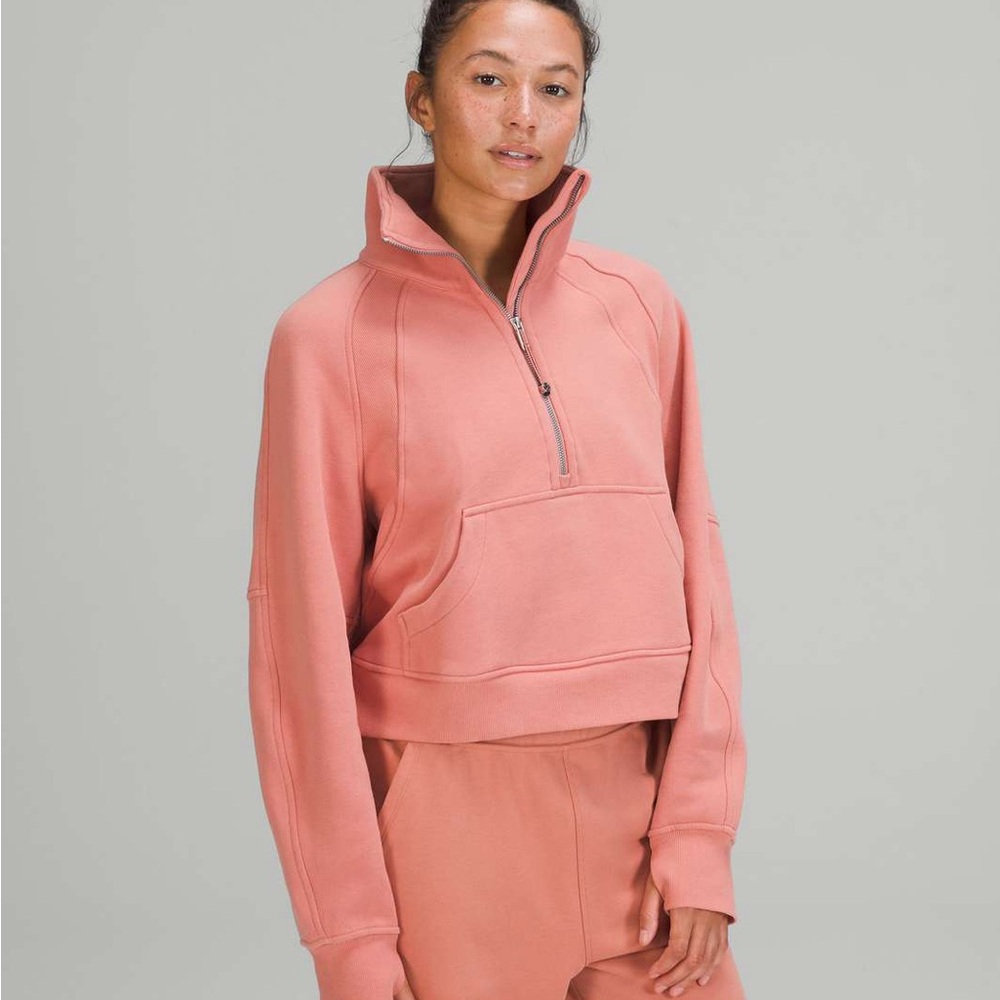 Lululemon Scuba Oversized Funnel Neck Shirt
Pink Savannah